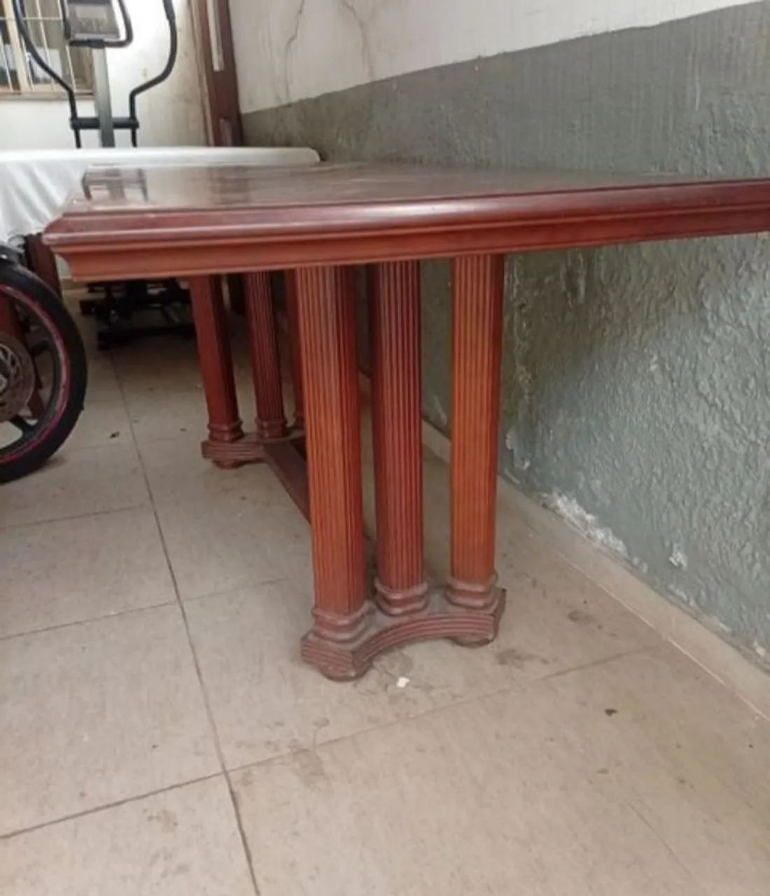 Mesa de jantar americana em madeira  - Foto 4