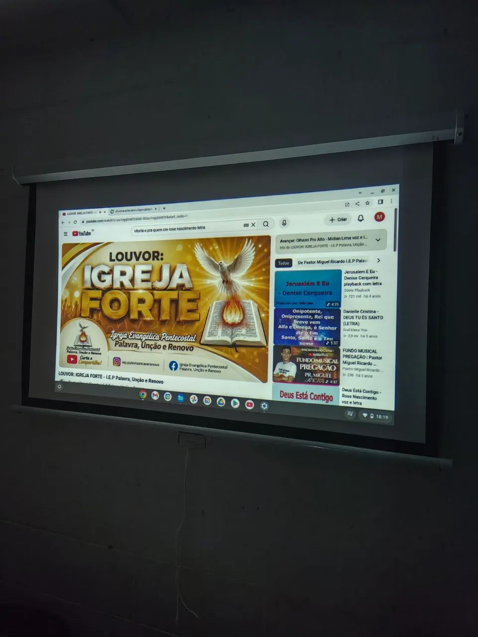 Telão e Projetor - Foto 2