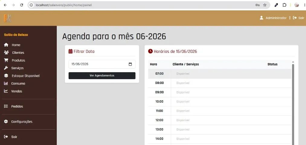 Sistema para salão de beleza em PHP 8.2 e Mysql - Foto 2