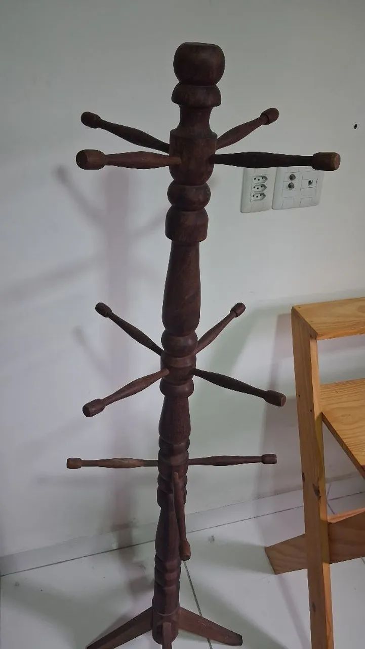 Arara de madeira maçiça - Foto 3
