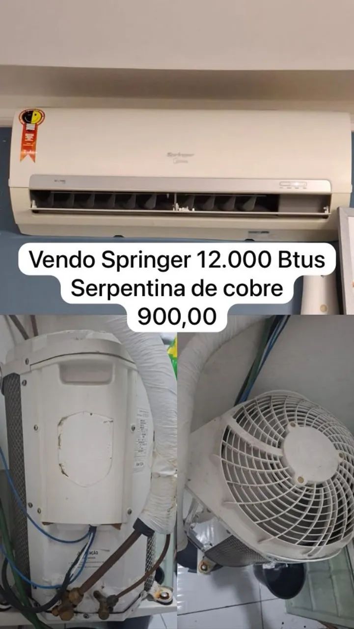 Ar-condicionado 12mil btus 