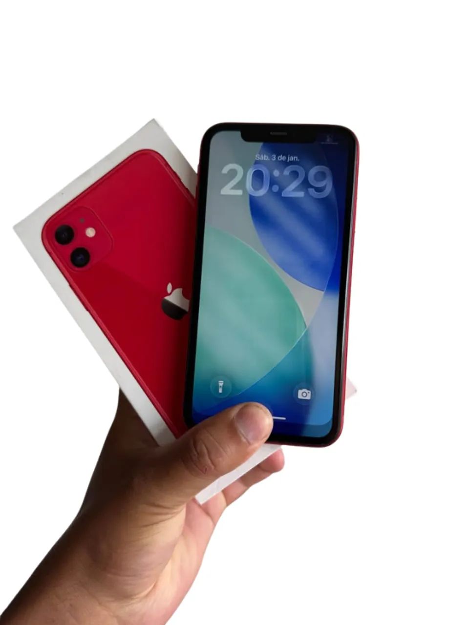 Celular Apple iPhone 11 (128 GB) - (PRODUCT)RED Funcionando