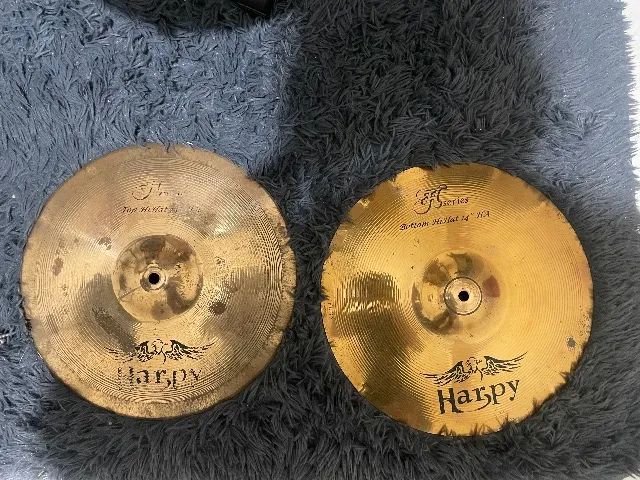 Hi-Hat (chimbal) Harpy H 14 Polegadas - Foto 2