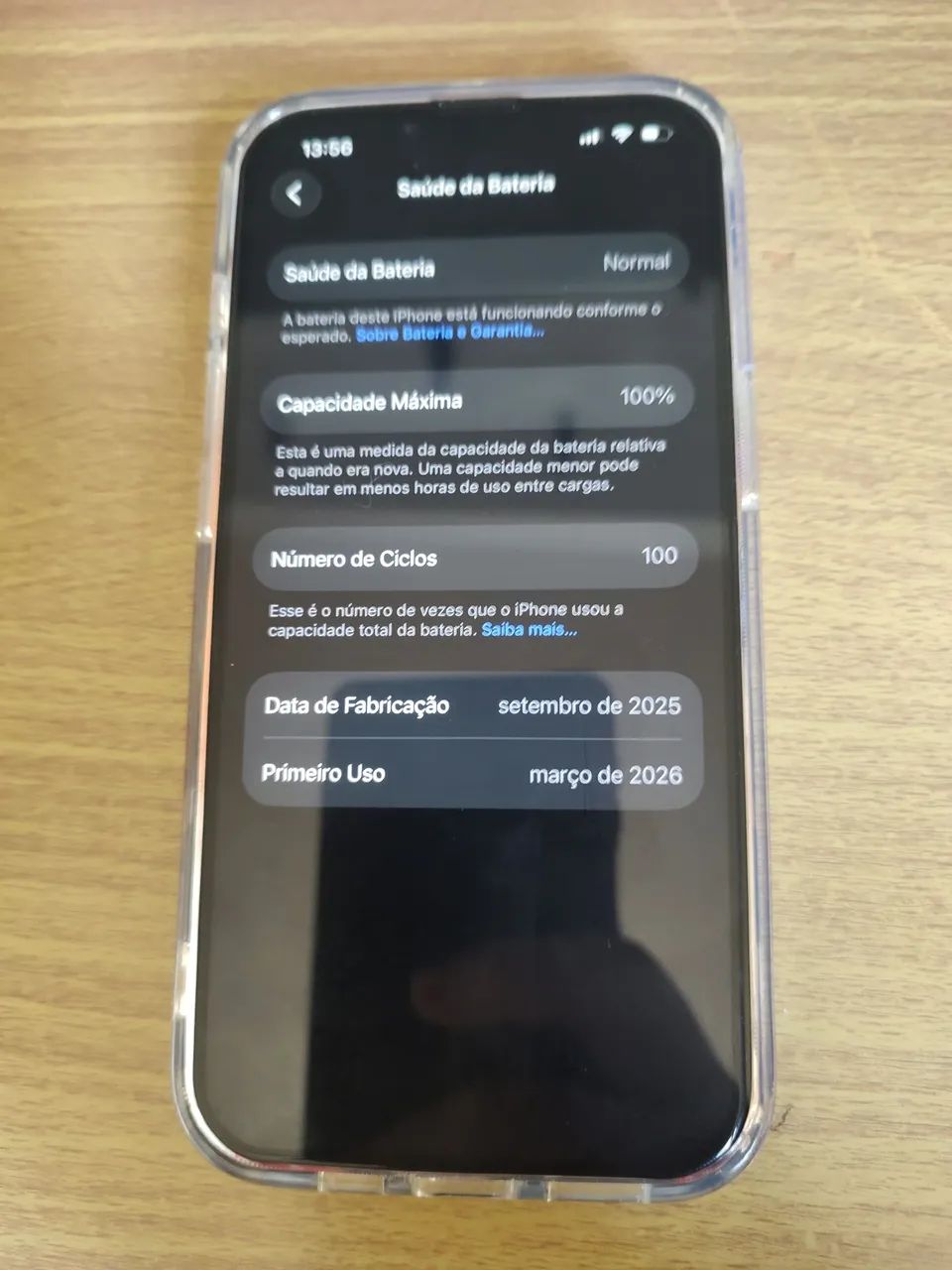 iPhone 16e 100% bateria garantia Apple 2027 - Foto 3