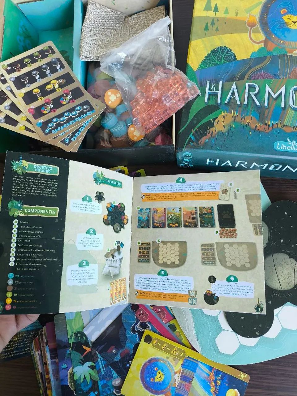 Loja Mundo - Harmonies Libellud jogo de tabuleiro e cartas por Johan Benvenuto NOVO - Foto 2