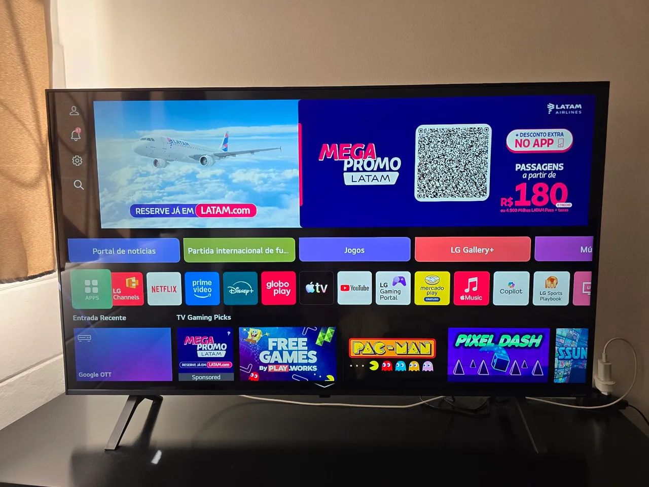 TV Smart LG 50 polegadas estado de nova