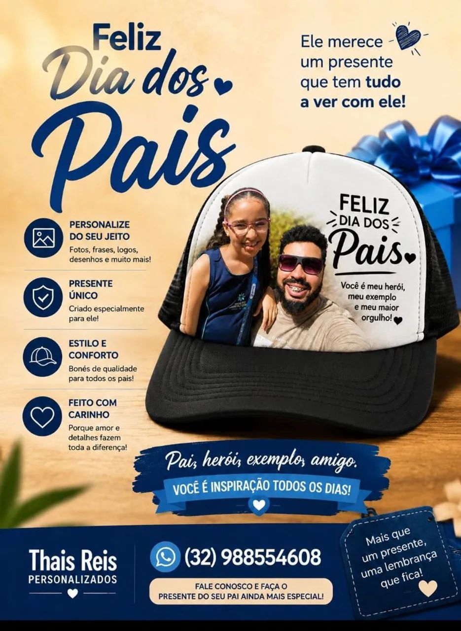 Boné personalizado 