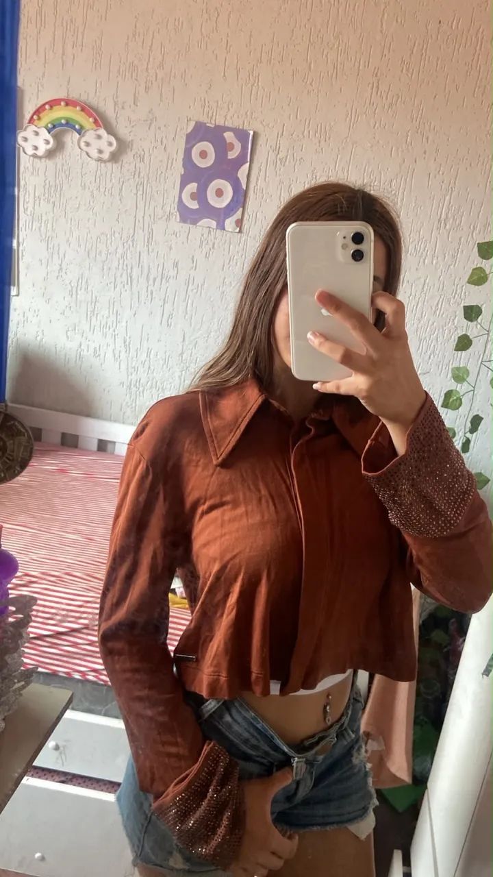 Jaqueta marrom