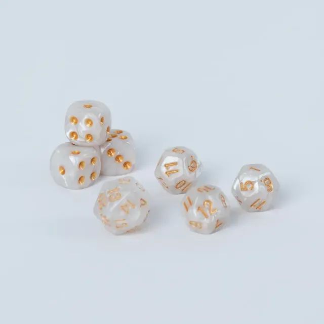 Kit de Dados Viper Branco (7 unid)