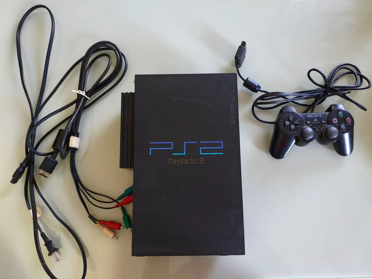 PS2 FAT com Modem e Vídeo componente 
