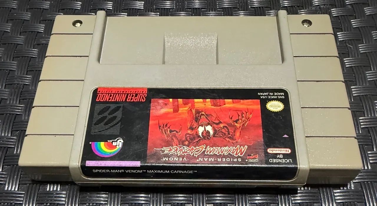 Spider-Man Maximum Carnage Original ->> Super Nintendo ->> SNES
