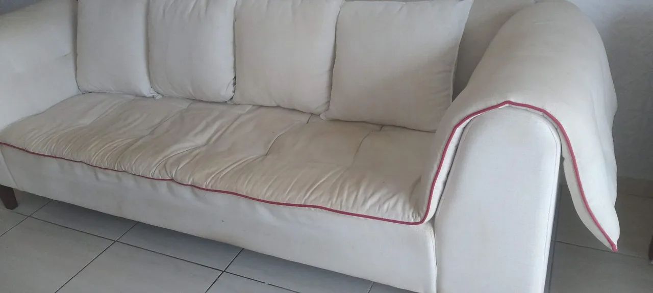 Sofá de linho 4 lugares - Foto 2