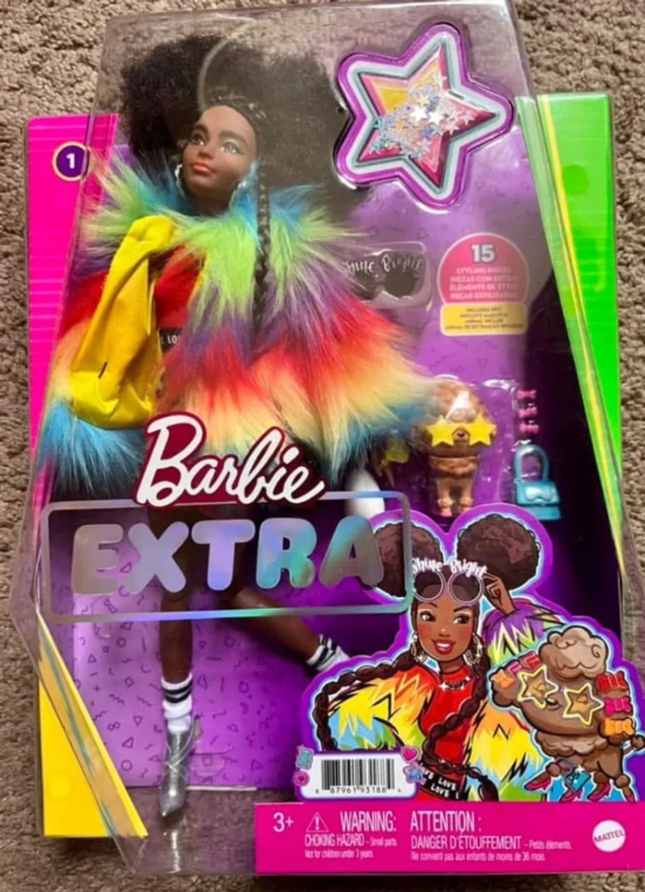 Barbie Extra Doll Barbie Rainbow Coat - 2020 - Foto 4