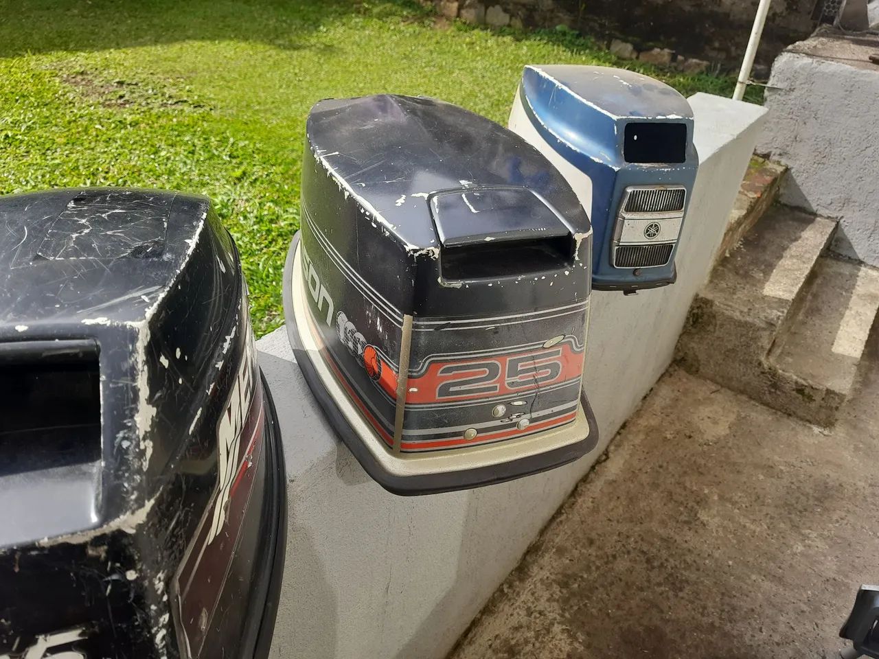 Capô motor de popa 25e15 hp - Foto 6