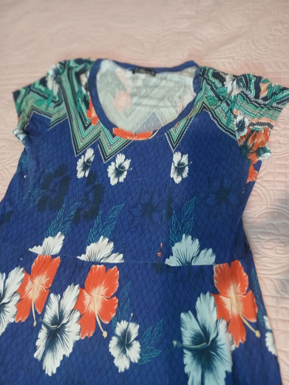 Vestido midi floral lindo. - Foto 5