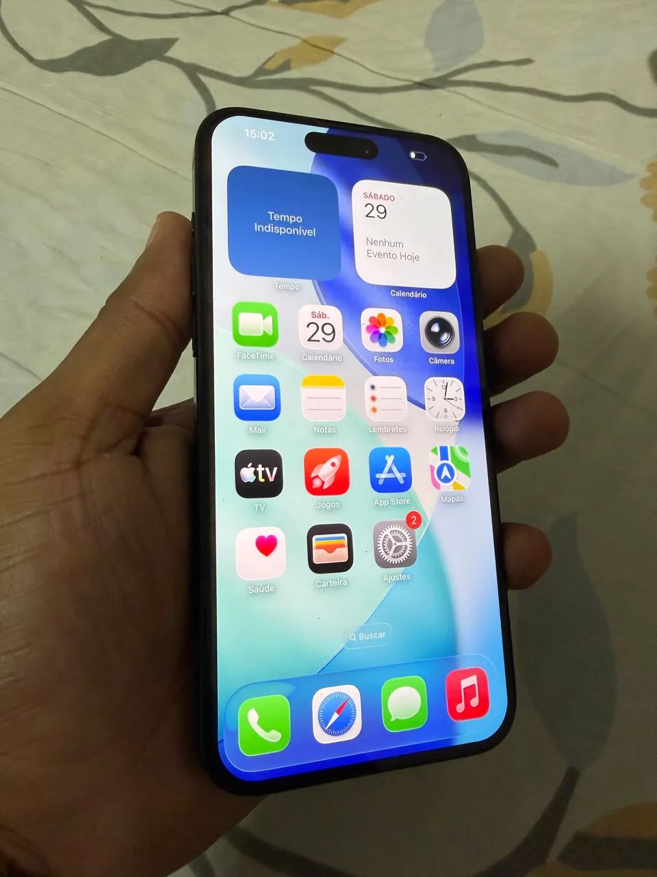 Iphone 15 pro Max Titânio Preto  (256 GB) - Foto 3