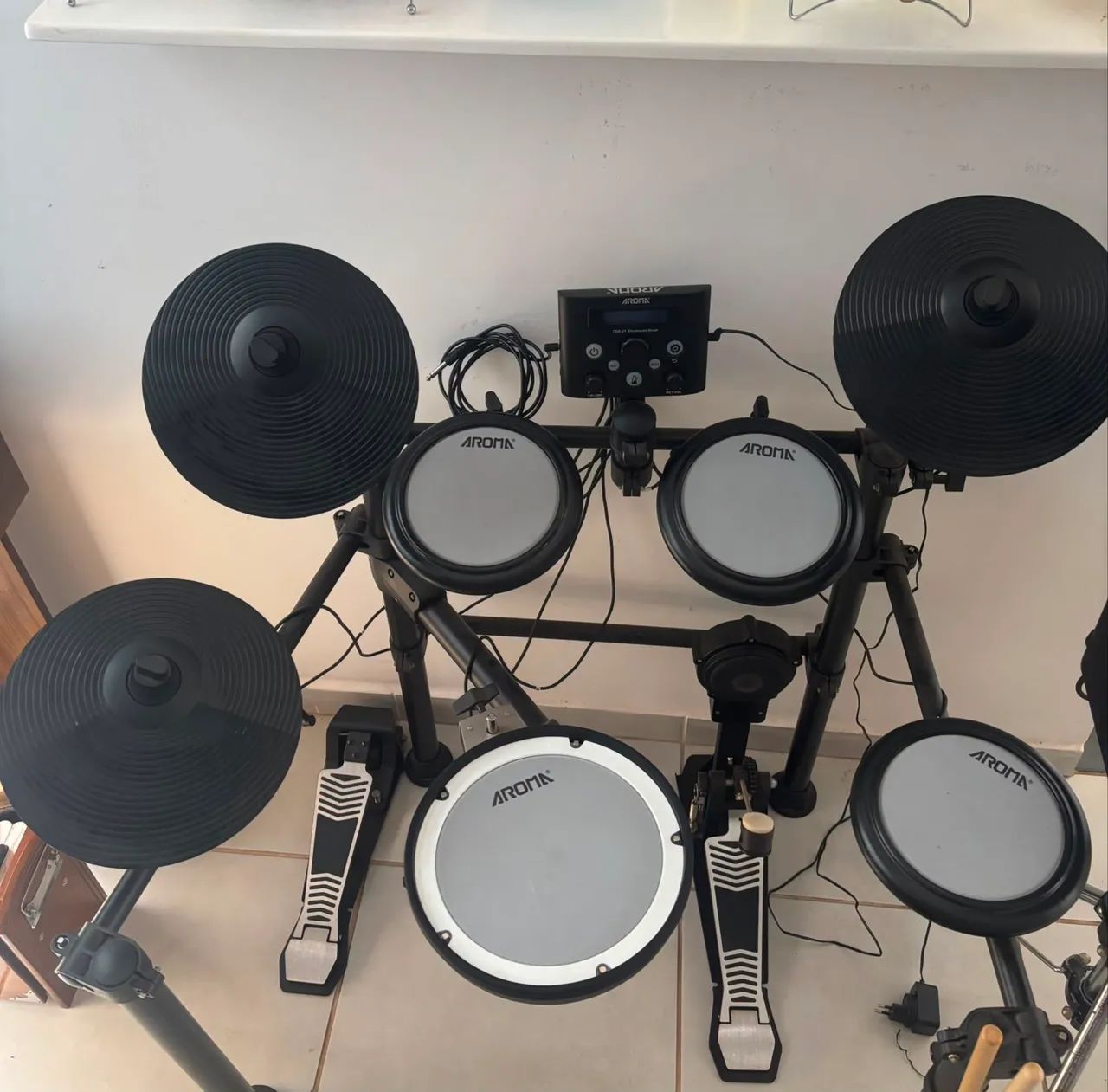 Bateria eletrônica aroma tdx 21