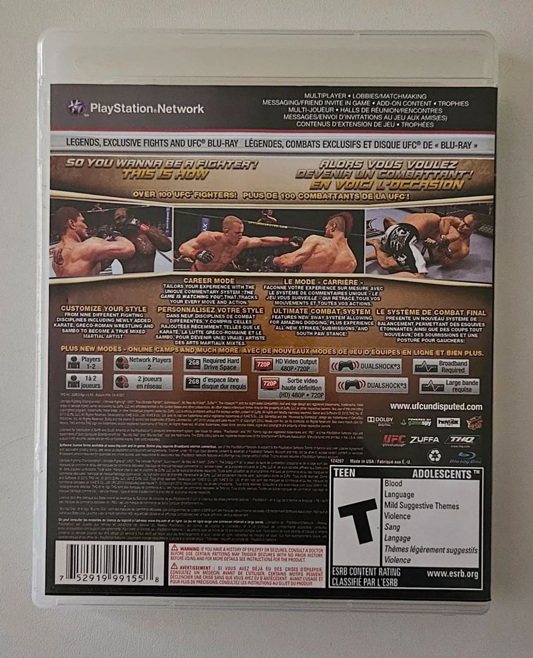 Jogo PS3-UFC Original. - Foto 2