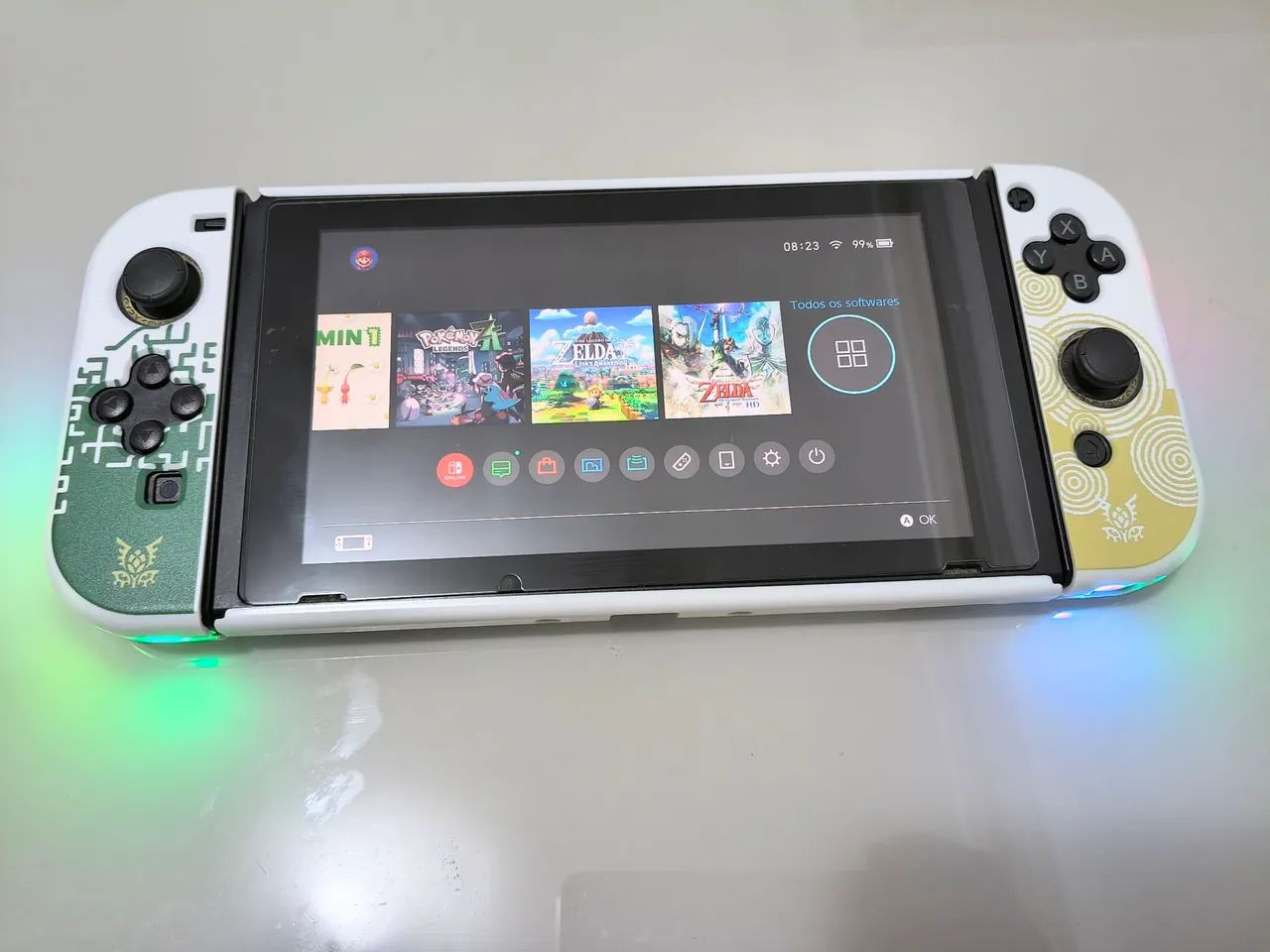 Nintendo Switch Desbloqueado + Kit Completo de Acessórios! - Foto 4