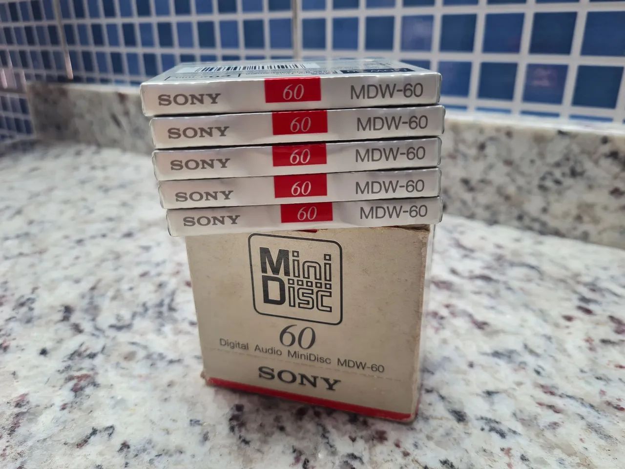 MiniDisc Sony MDW60 lacrados (5 )