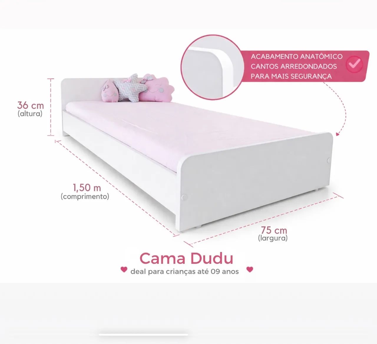Cama infantil MDF 
