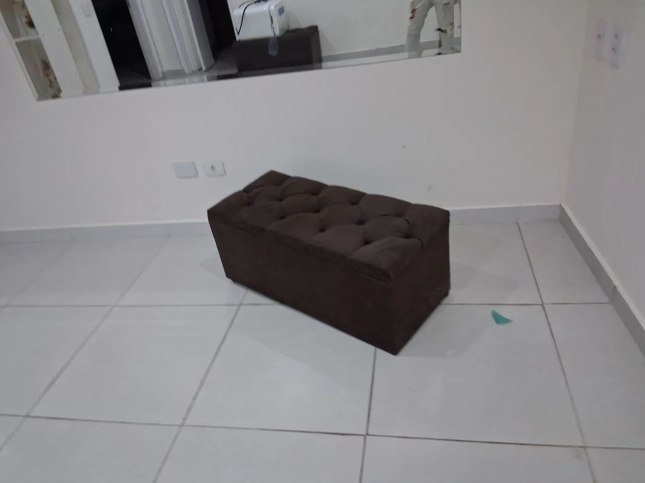 Puf Baú Marrom 