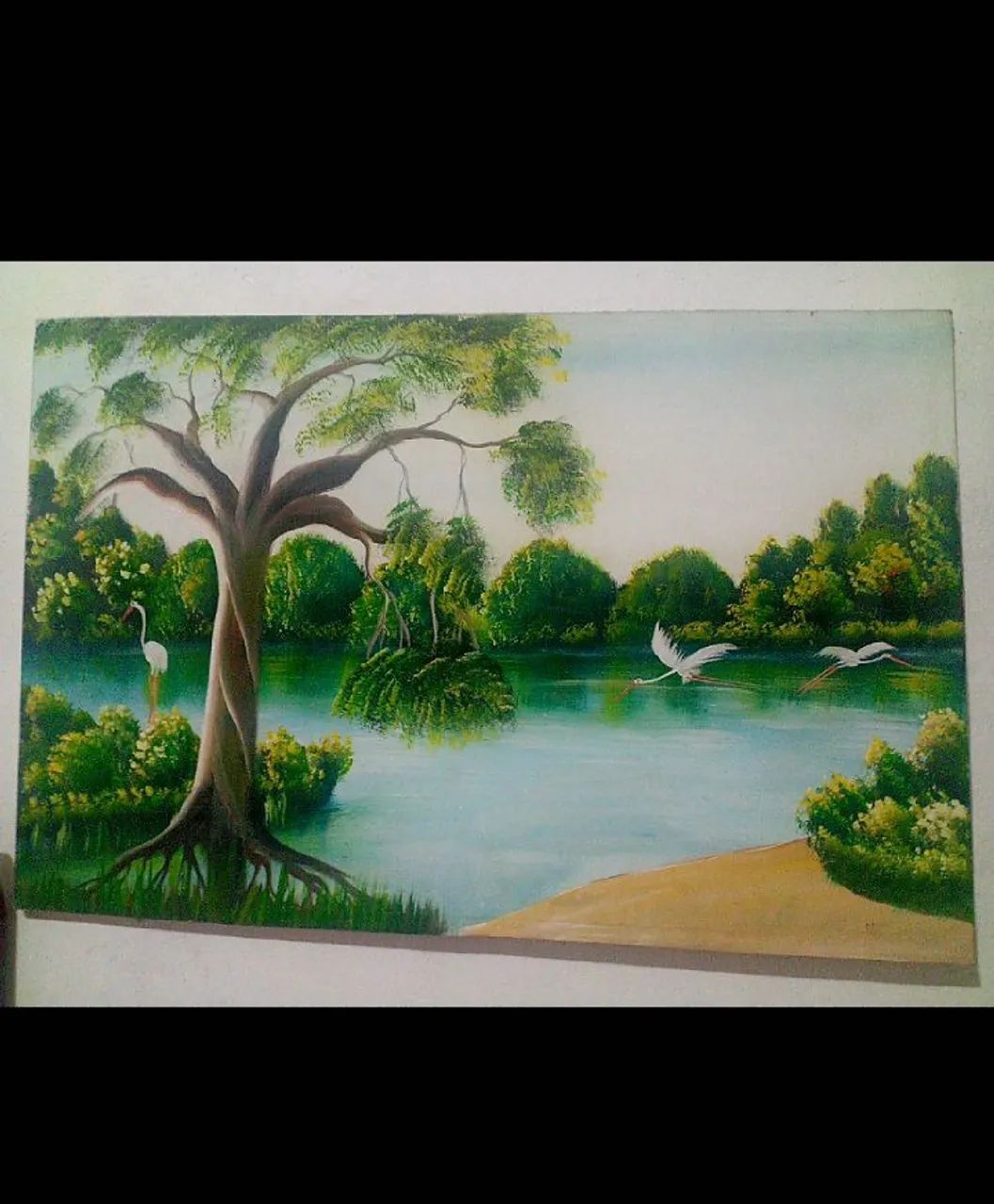 Vendo lindo quadro de pintura