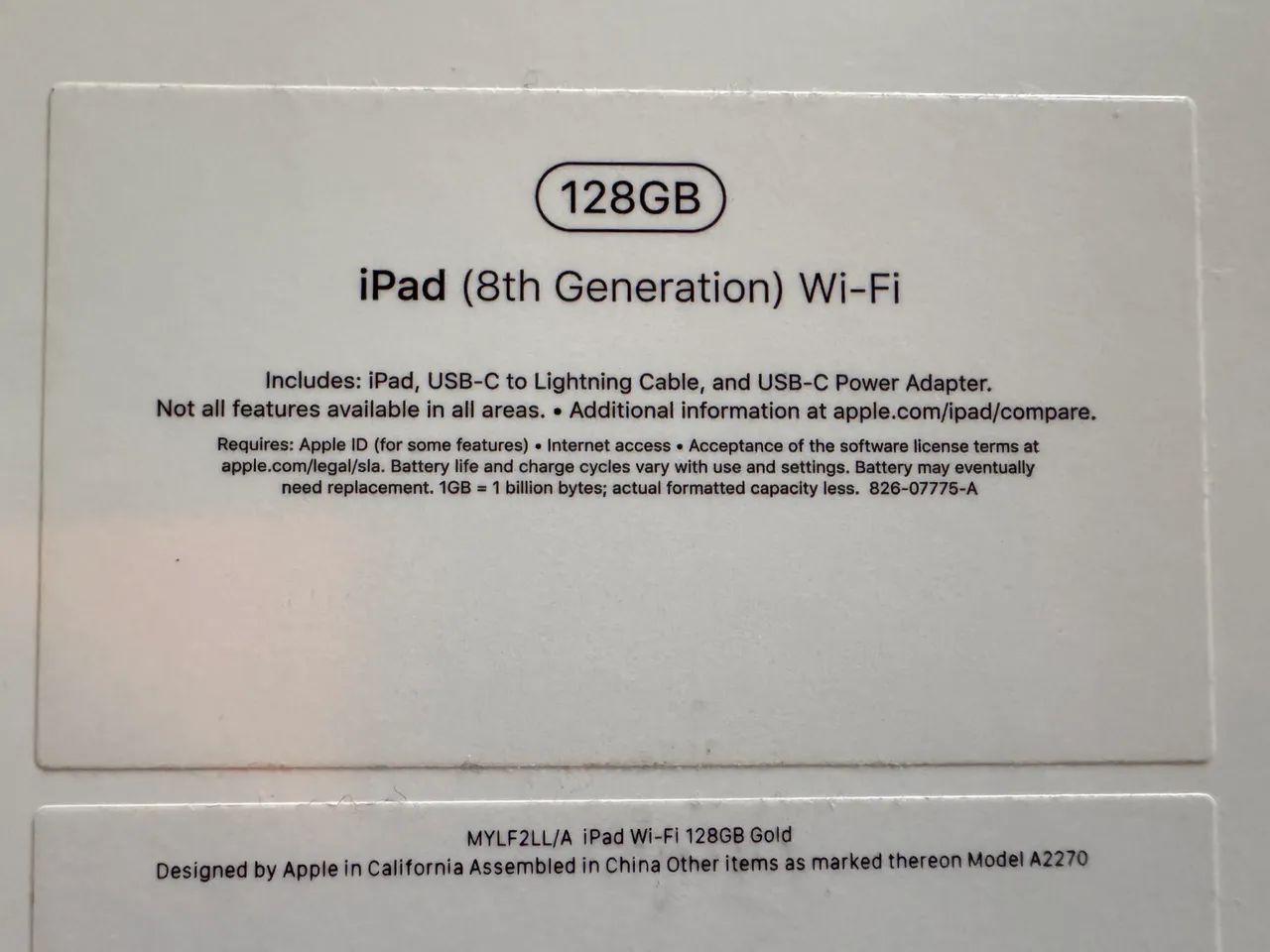 iPad 8th geração wi-fi 128gb rose - Foto 2