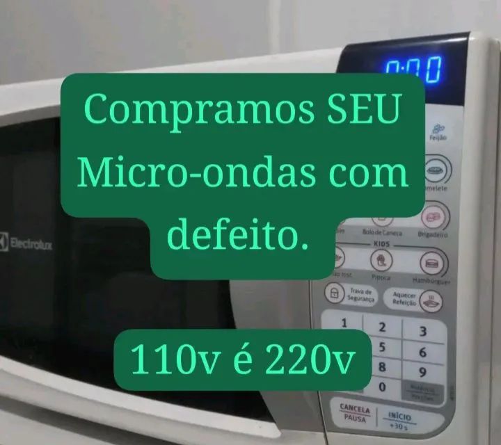 Compramos seu Microondas com defeito. 