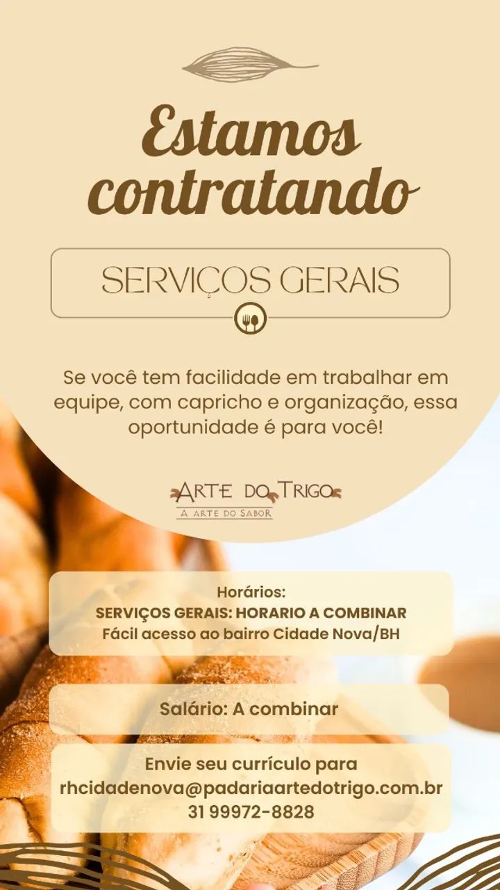 VAGAS CIDADE NOVA 
