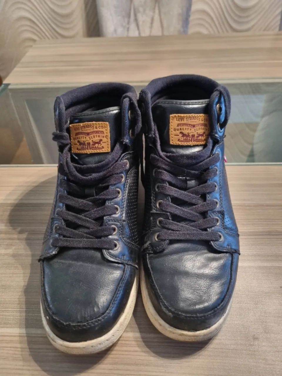 Botas Levi's masculinas - couro - tamanho 9 us / 40 br - Foto 2