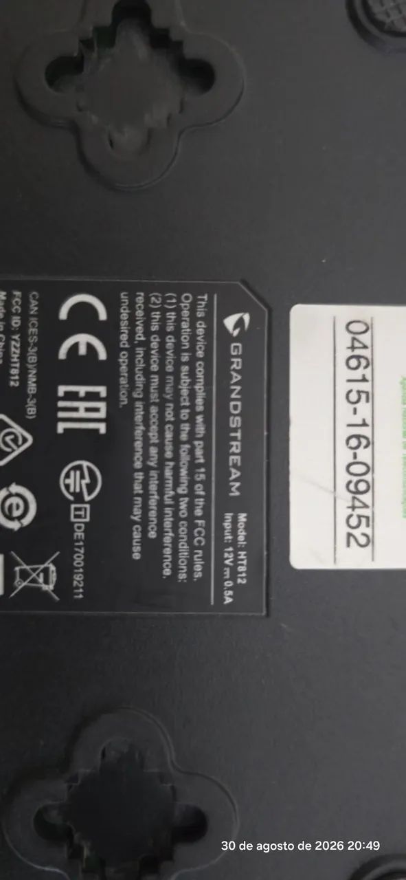 Ata voip 2 linhas grandstream HT812 - Foto 3