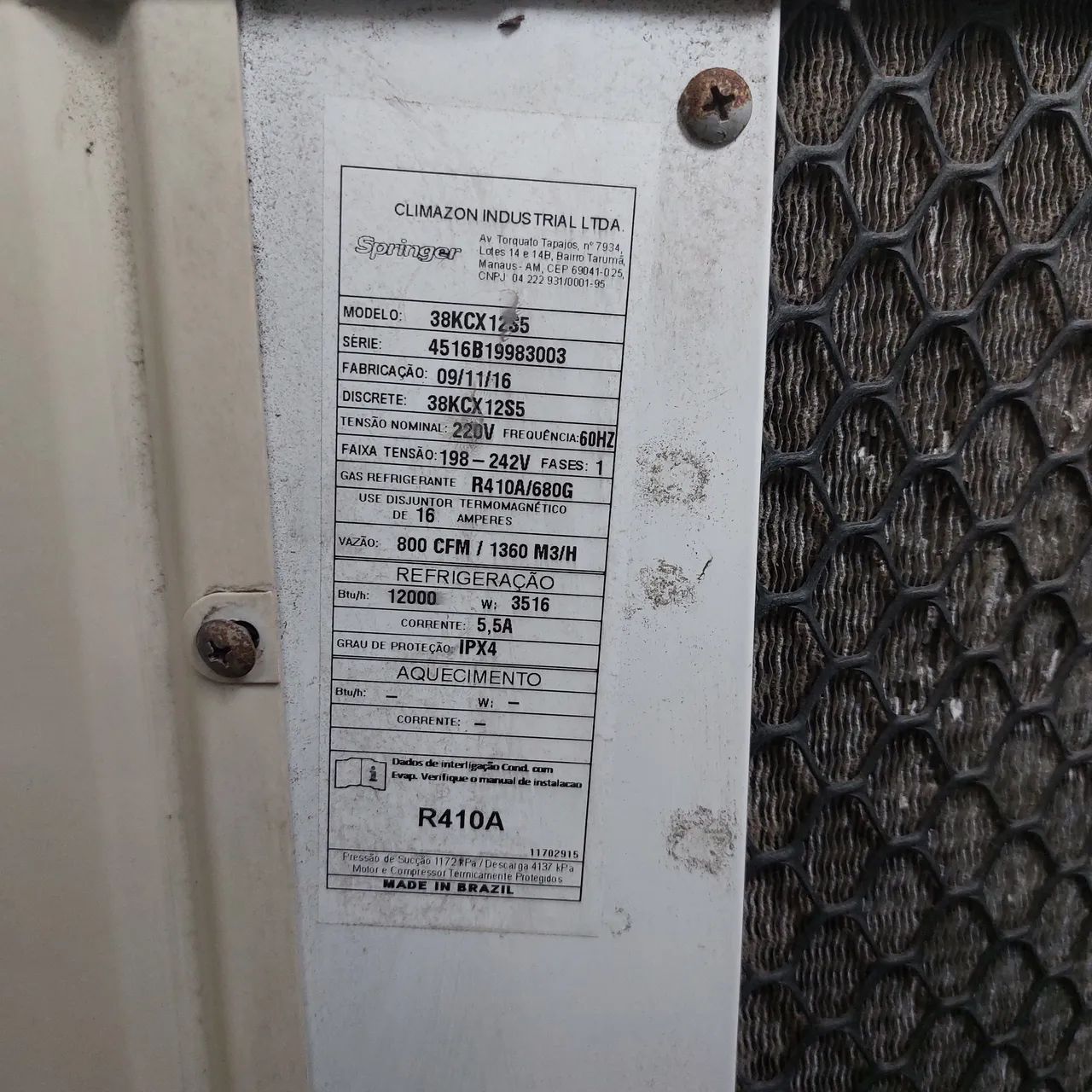 Ar condicionado 12000 BTUs split Springer Midea - Foto 4
