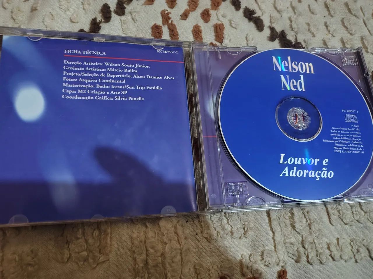 CD NELSON NED - LOUVOR E ADORAÇÃO - RARO GOSPEL  - Foto 2