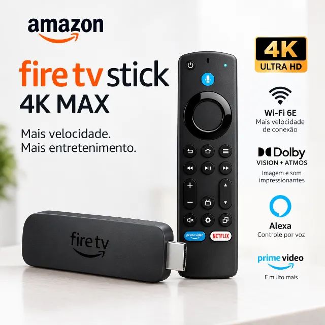 Amazon fire tv stick 4k max 16gb sistema Android