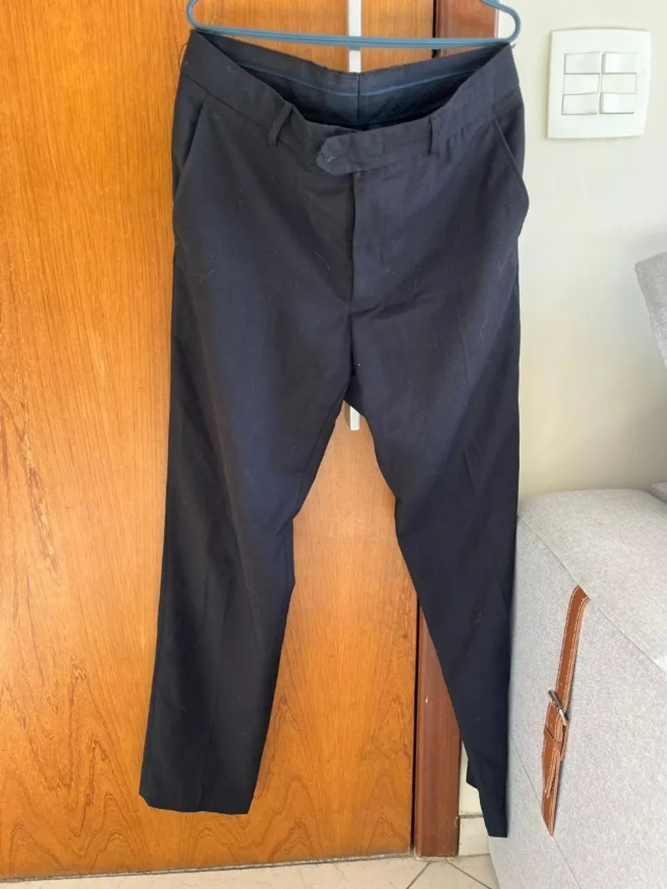 Terno Slim Fit Cinza Chumbo - Foto 5