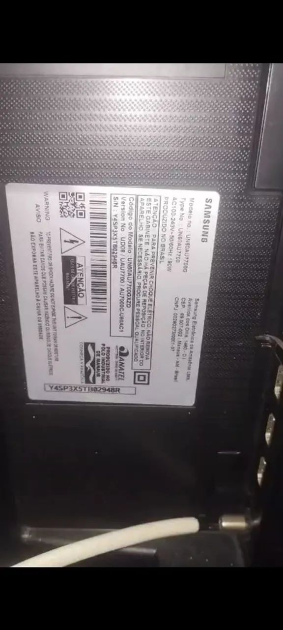 Tv Samsung de 60 polegadas com display queimado  - Foto 4