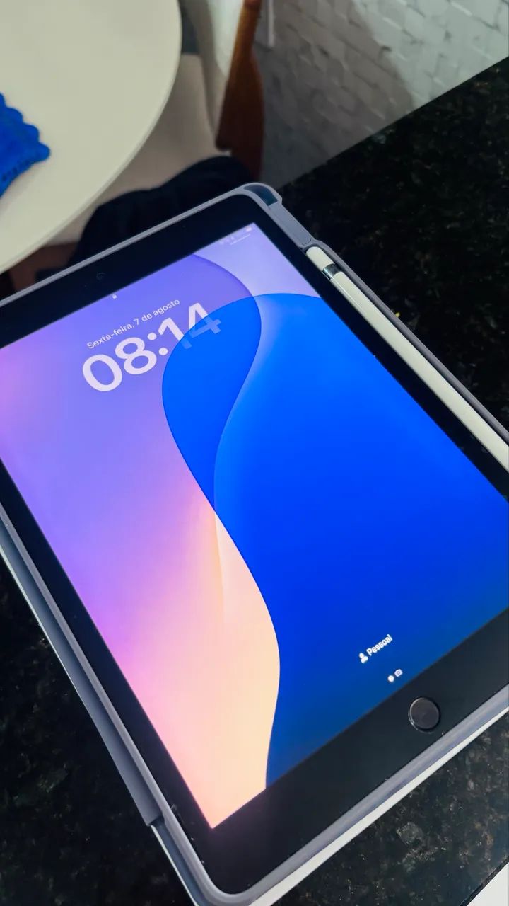 iPad 7ª geração 32GB + Apple Pencil original - Foto 4