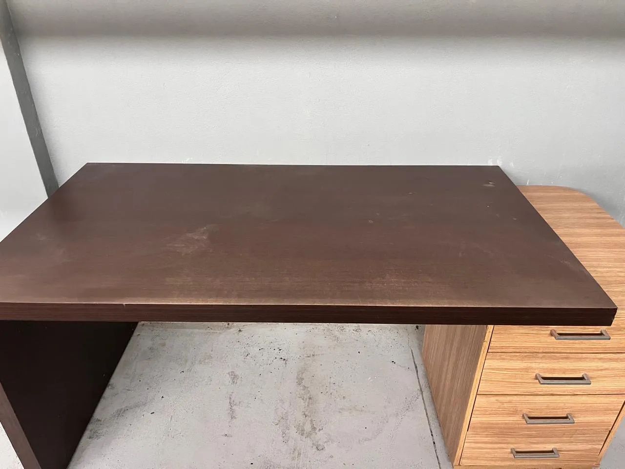 2 mesas de escritório madeira 