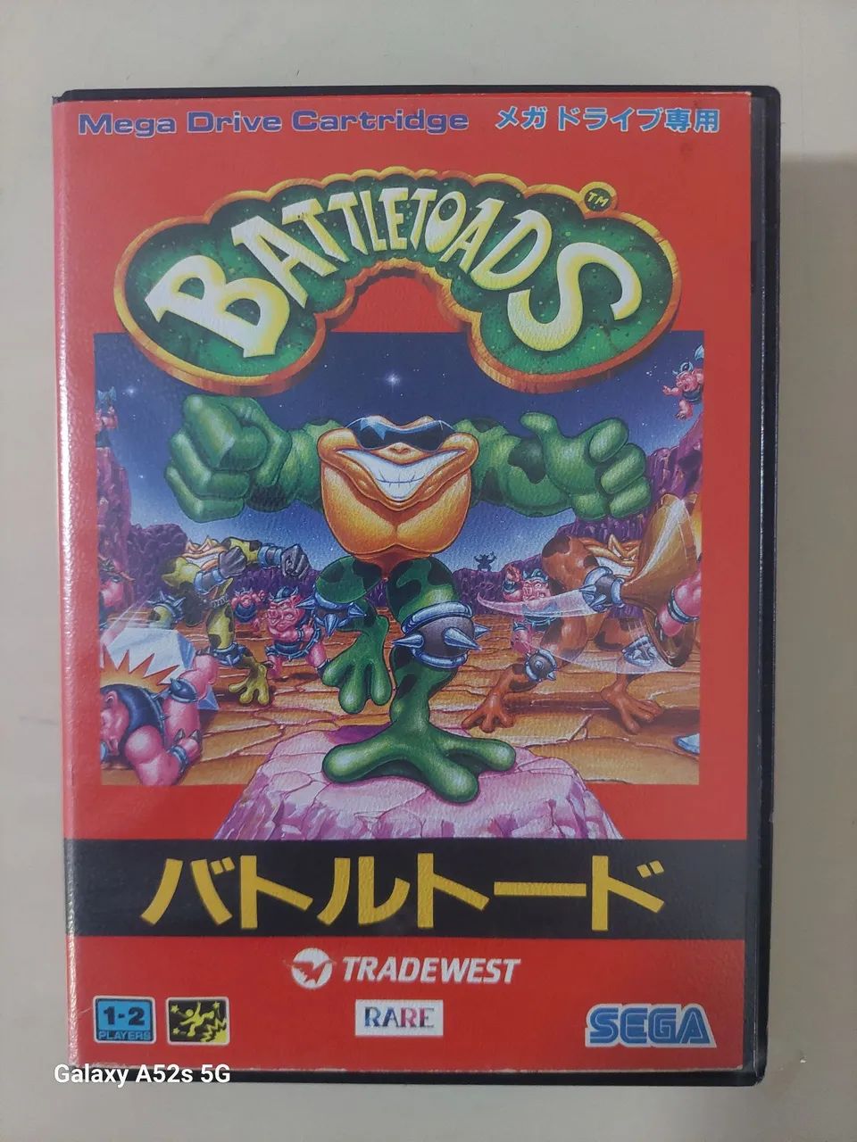 Battletoads jp mega drive original completo