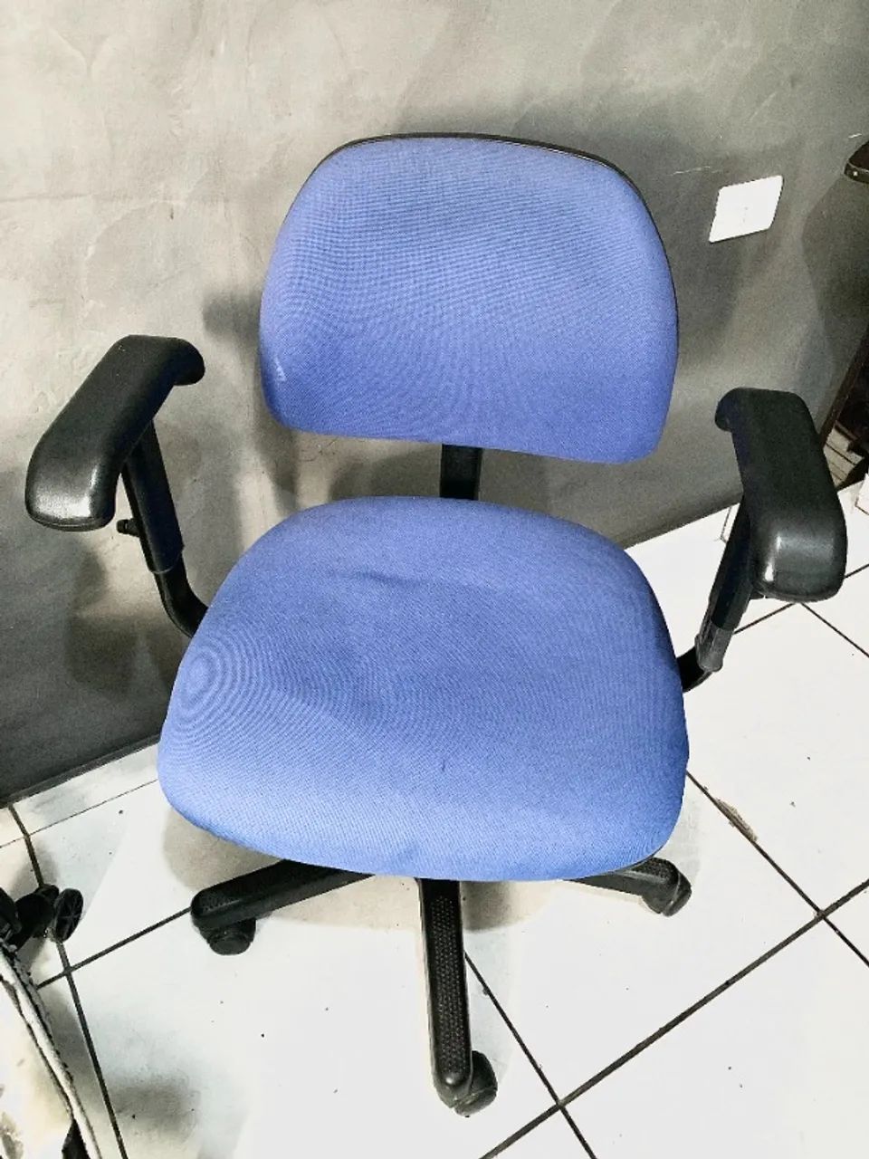 Cadeira Azul Alberflex Escritório - Foto 5