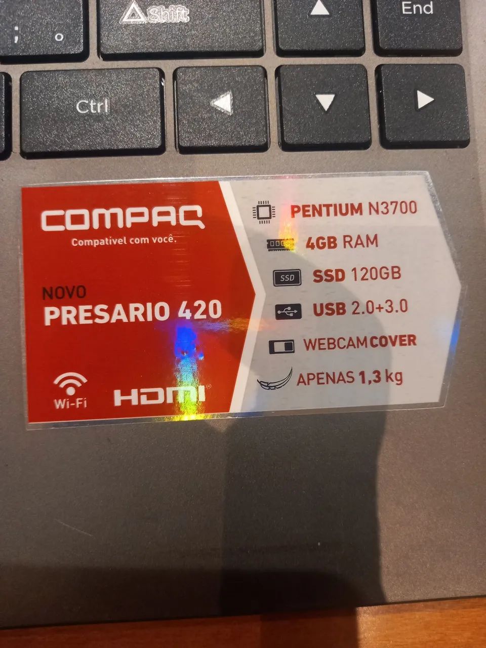 Notebook Compac Presario 420 funcionando - Foto 2