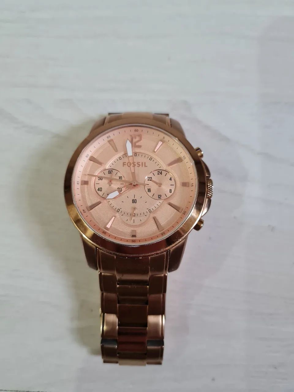 Relogio fossil rose 