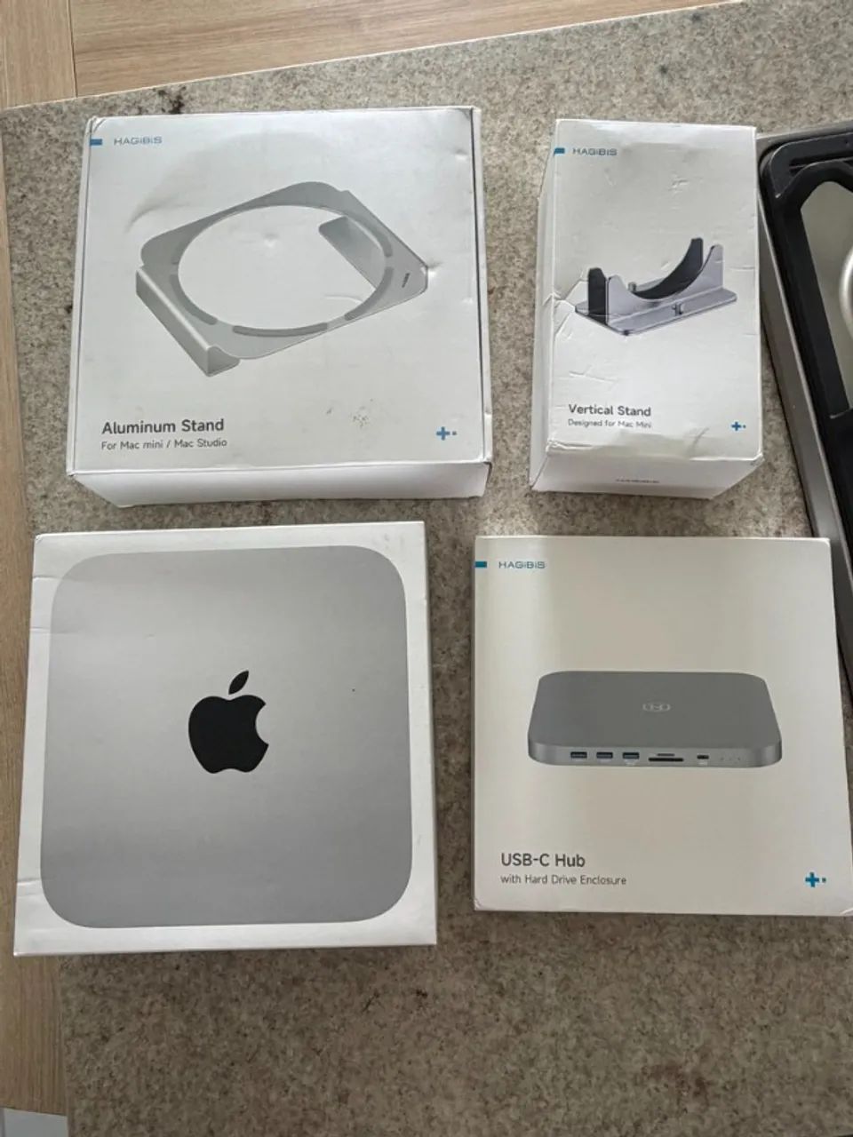 Mac Mini M2 8gb 256SSD + pacote completo suporte / expansão