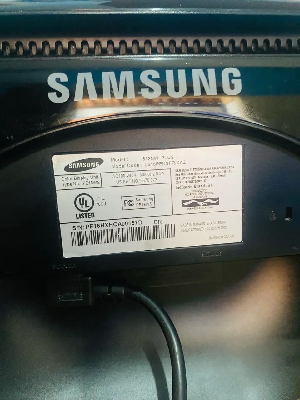 Monitor Samsung  PE 16WS - Foto 2