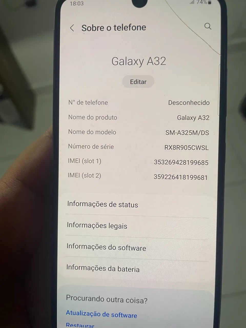 Celular a32