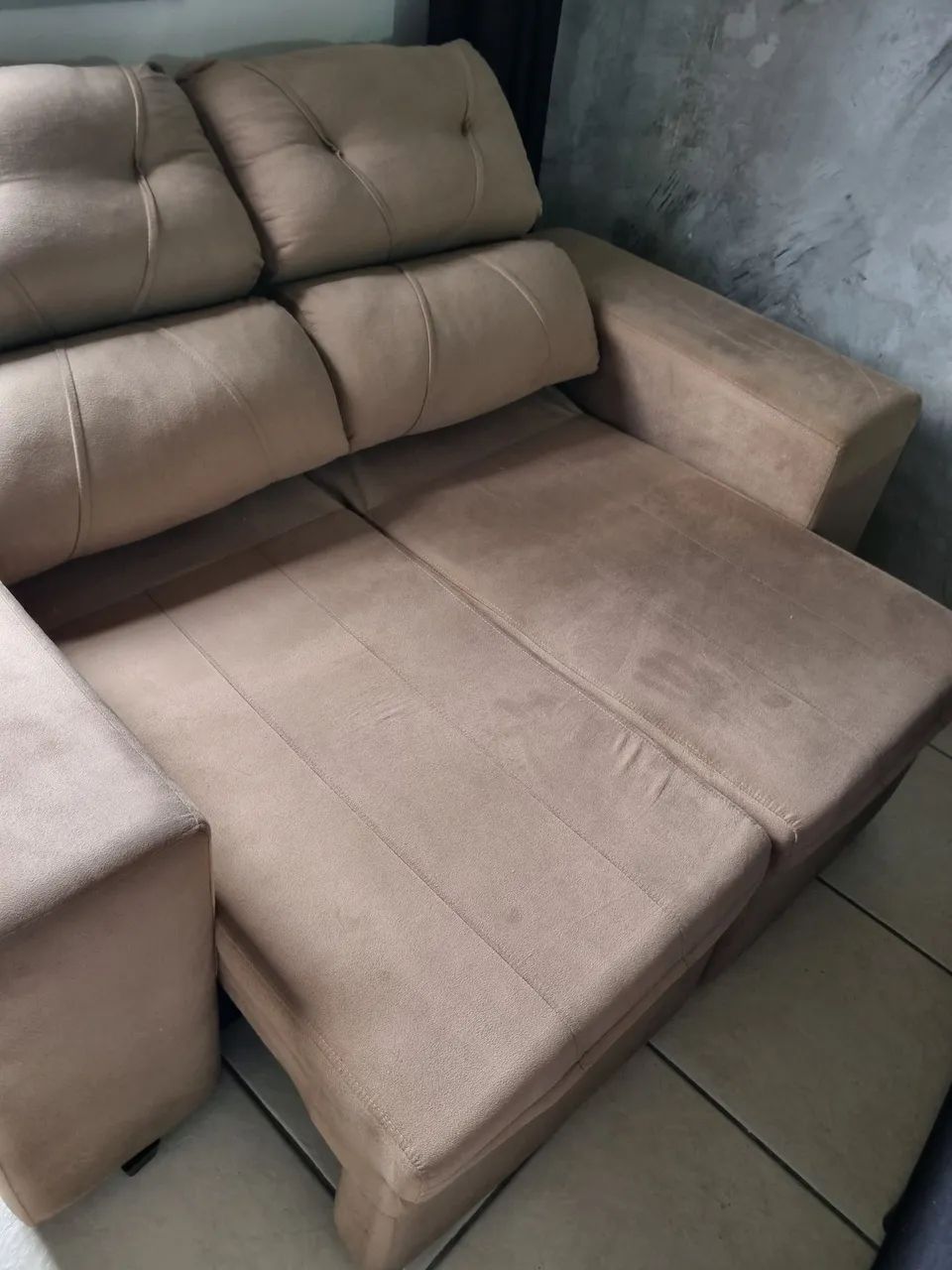 Sofá 2 lugares reclináveis novo - Foto 4
