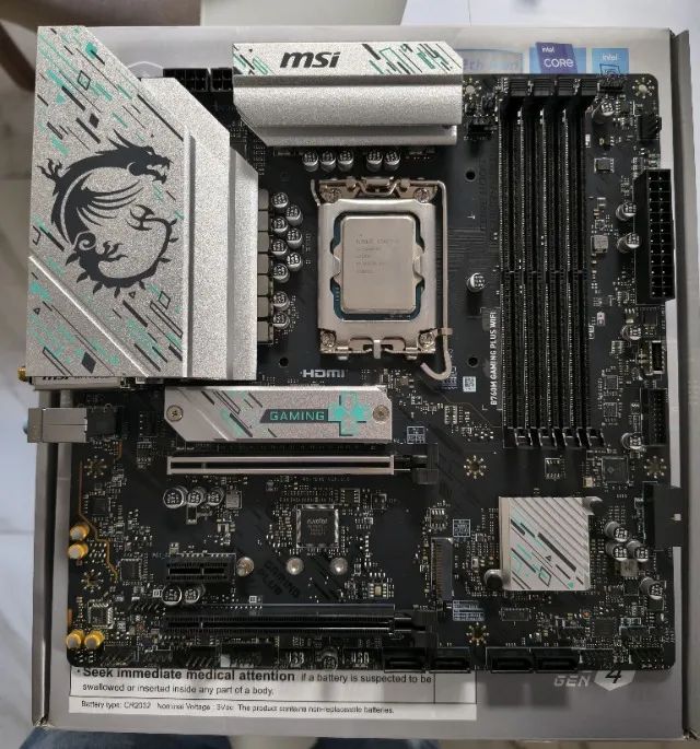 Kit MSi B760M Gaming Plus WiFi + Intel Core i5 12600kf