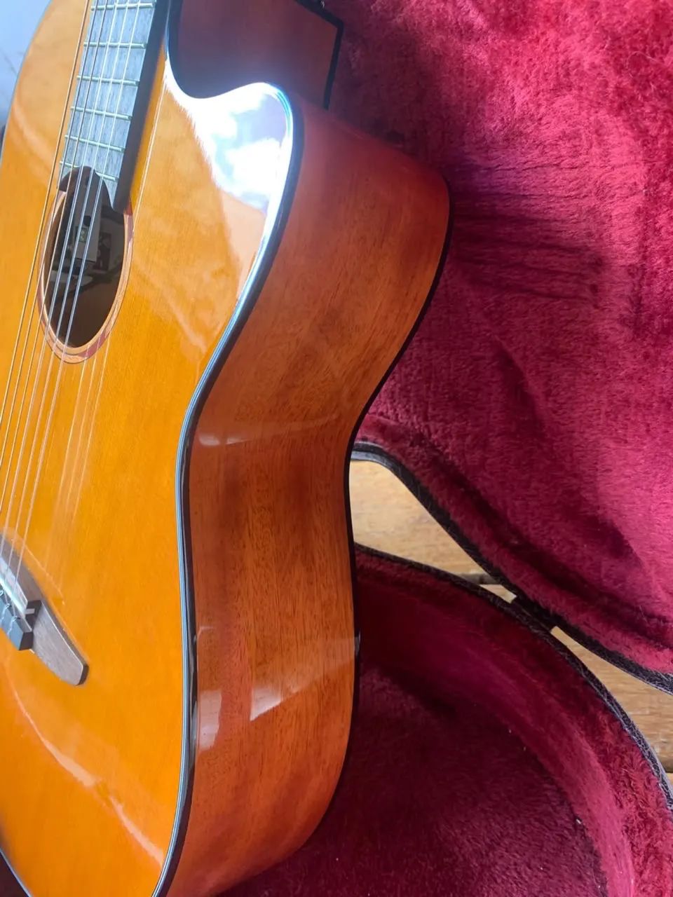 Violão Yamaha NCX1C Eletroacústico Nylon + Case e Manual - Foto 4