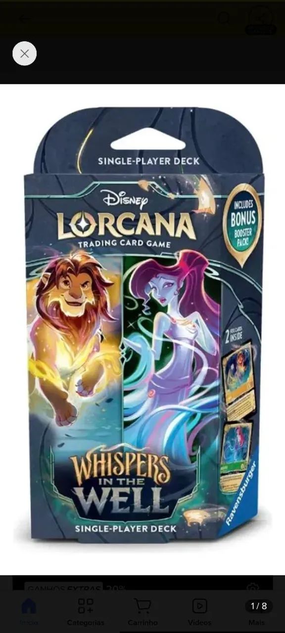 Disney Lorcana Starter pack
